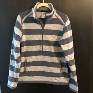 Patagonia Striped Better Sweater 1/2 zip M